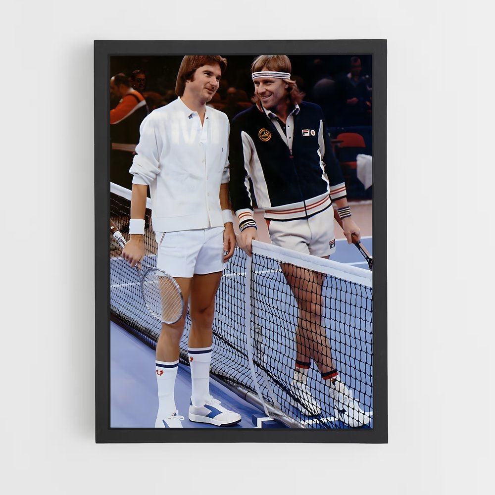 Poster Jimmy de connors – affiche Tennis (vue 2)